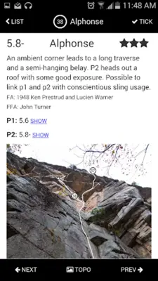 Gunks+ android App screenshot 4